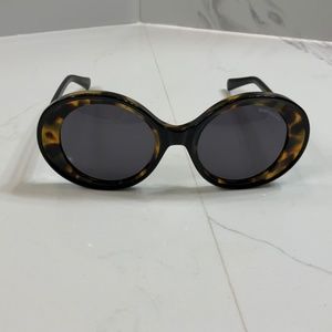 Oliver Goldsmith Decades 1960s 001 Black Leopard sunglasses